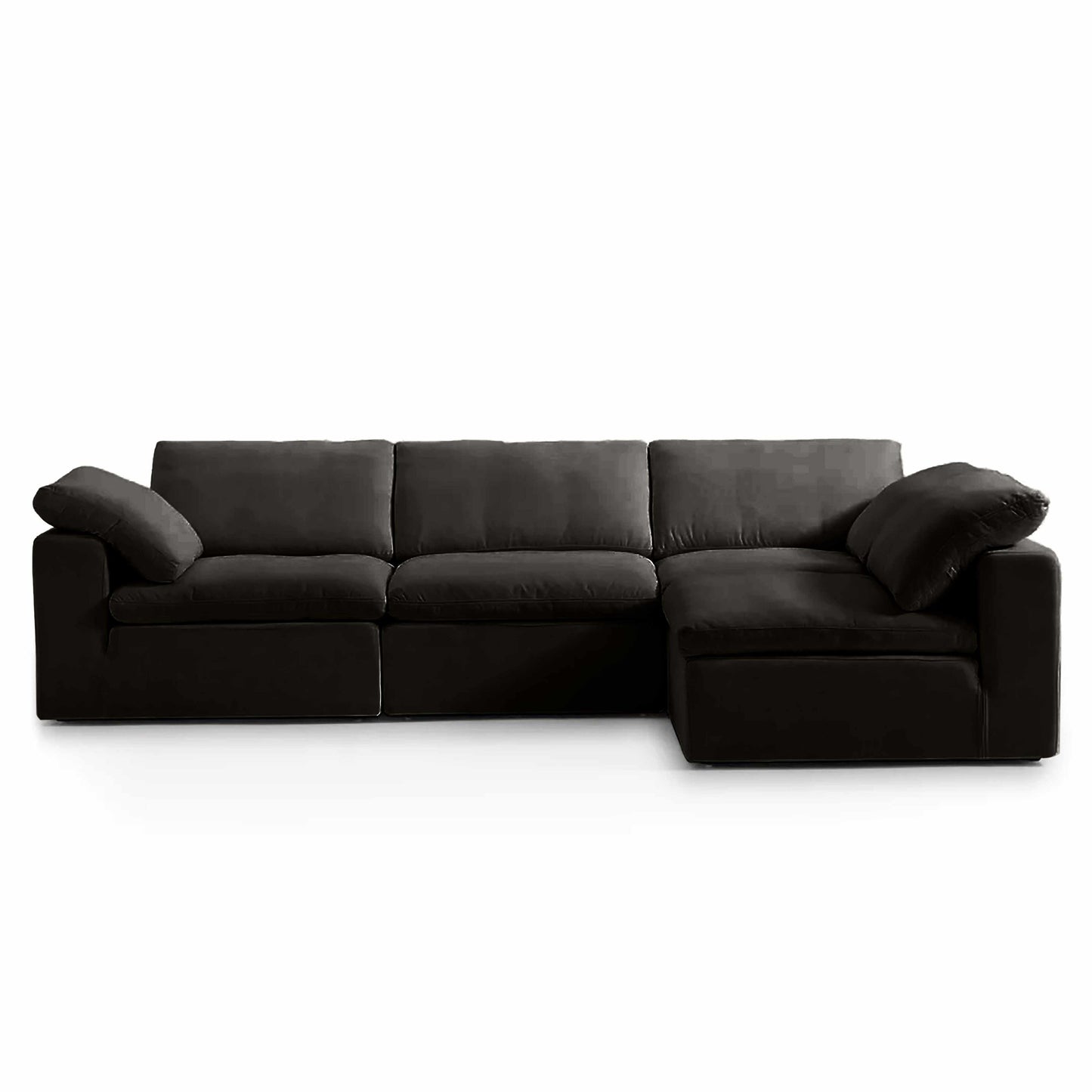 Cloud Sectional sofa with modular design and vegan smart foam comfort.
