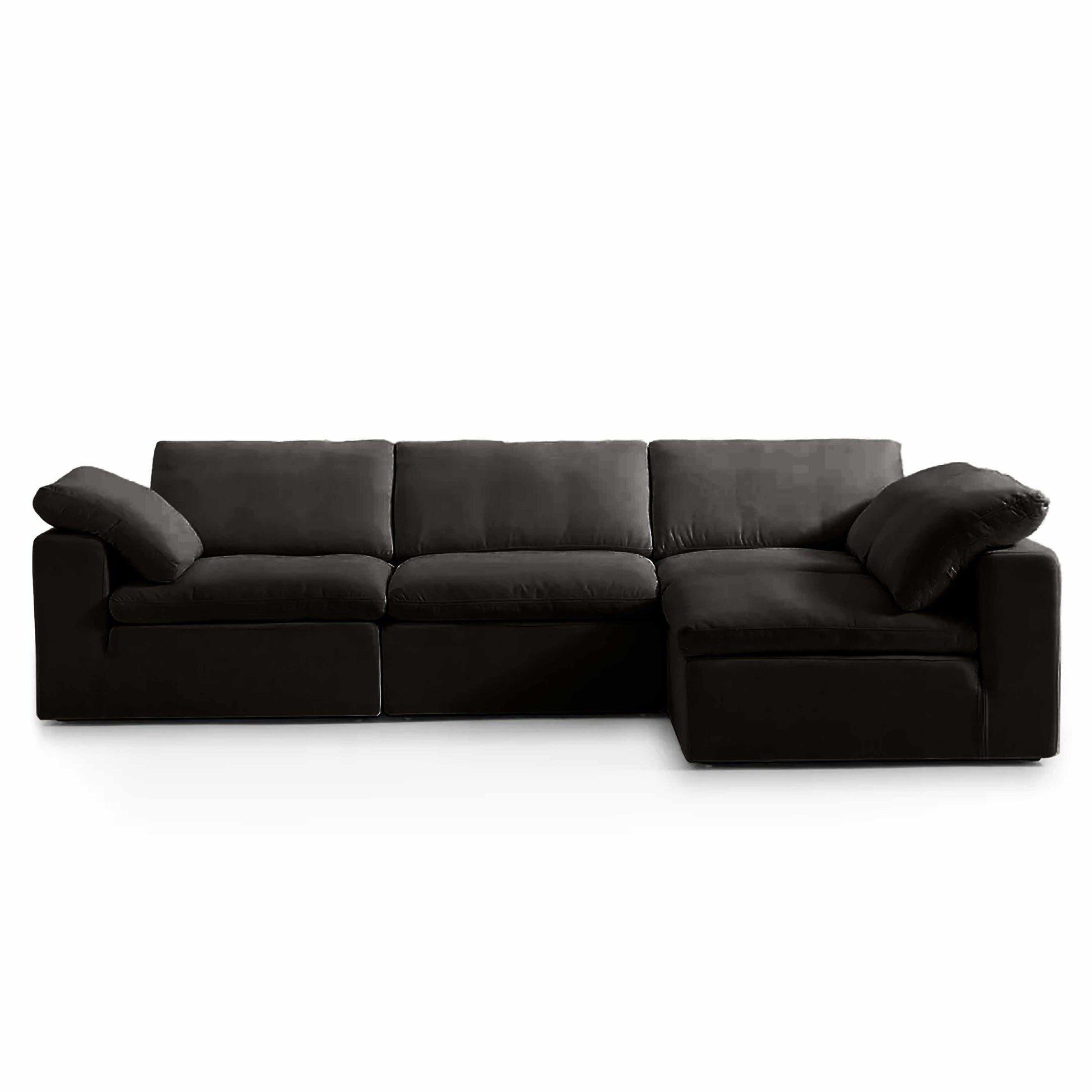 Cloud Sectional sofa with modular design and vegan smart foam comfort.