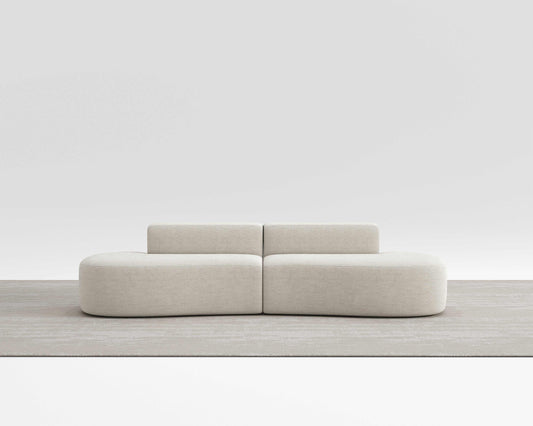 Milli Sofa with sleek curved design and modular flexibility for stylish comfort.