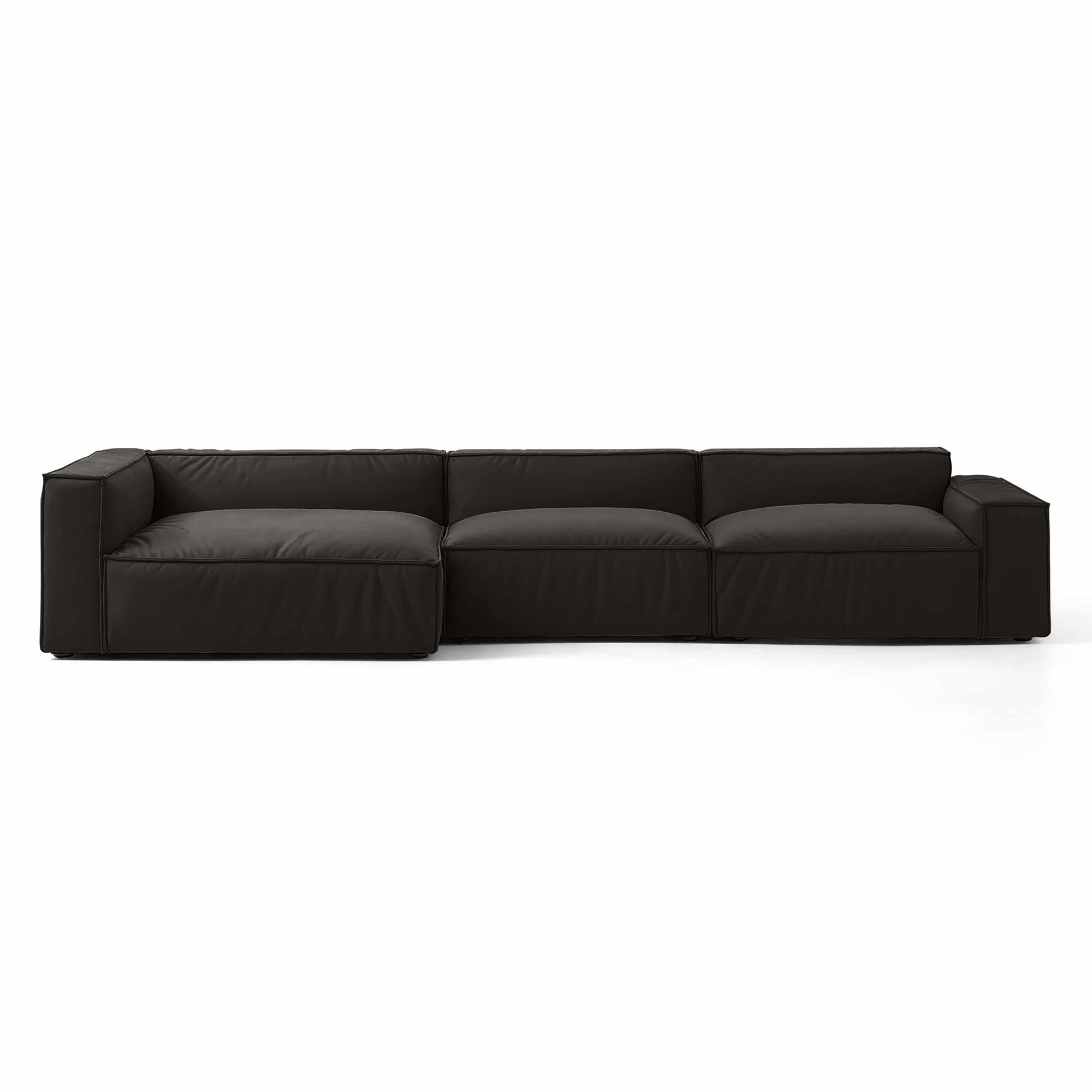 NEST Sectional with modular design and Vegan Smart Foam in a calming color scheme.